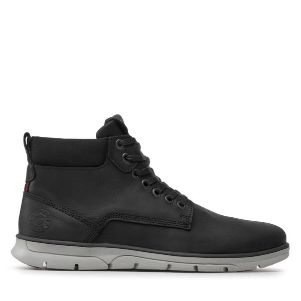 Jack&Jones Gležnjarji Jack&Jones Jfwtubar Leather 12159517 Črna