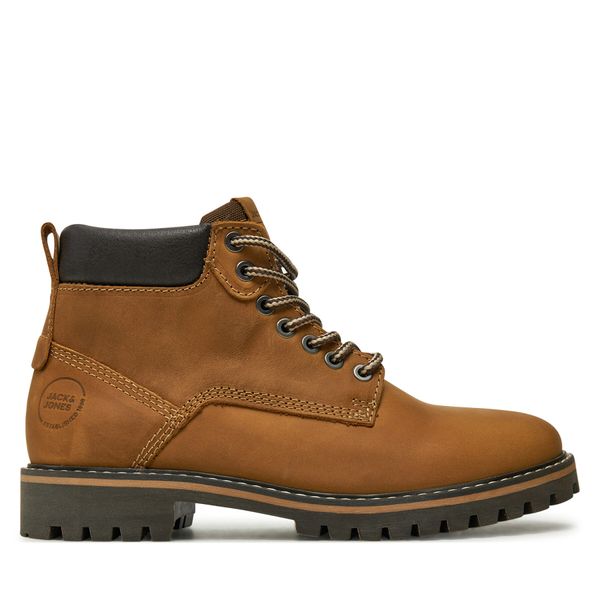 Jack&Jones Gležnjarji Jack&Jones Queensway 12257998 Rjava