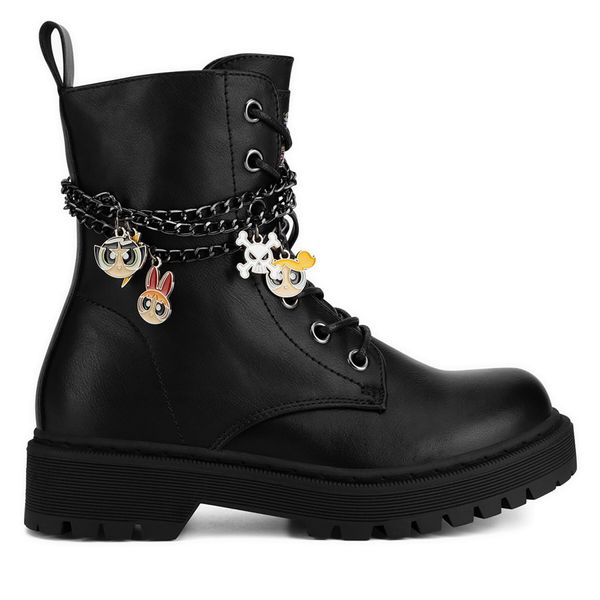 Powerpuff Girls Gležnjarji Powerpuff Girls CS-AW24-250WBPPG Črna