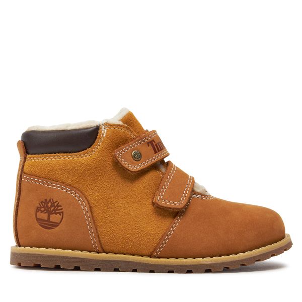 Timberland Gležnjarji Timberland Pokey Pine Warm Line A1NQ3 Rjava