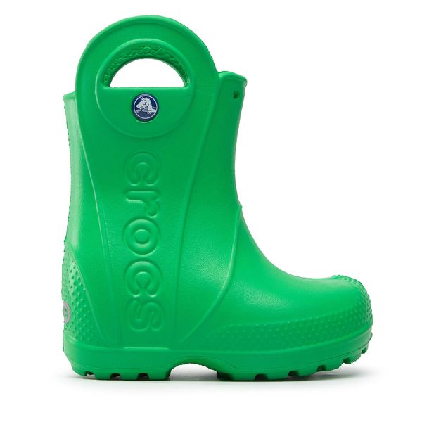 Crocs Gumijasti škornji Crocs Handle It Rain Boot Kids 12803 Grass Green