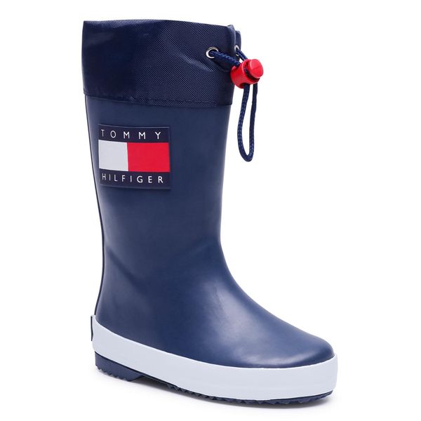 Tommy Hilfiger Gumijasti škornji Tommy Hilfiger Rain Boot T3X6-30766-0047 M Mornarsko modra