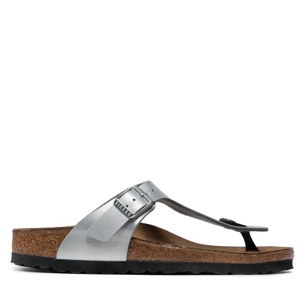 Birkenstock Japonke Birkenstock Gizeh Bs 0043853 Srebrna