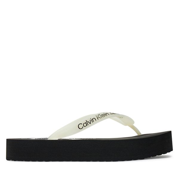 Calvin Klein Jeans Japonke Calvin Klein Jeans Beach Sandal Flatform YW0YW01620 Črna