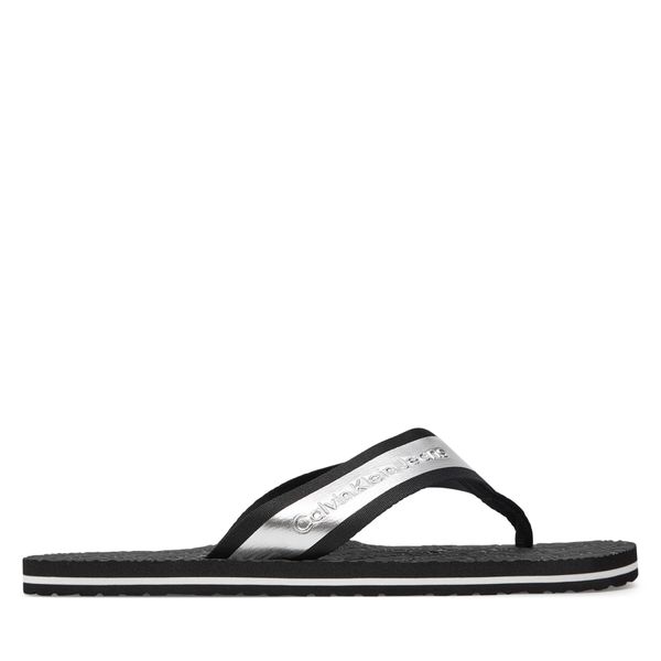 Calvin Klein Jeans Japonke Calvin Klein Jeans Beach Sandal In Met YM0YM00950 Črna