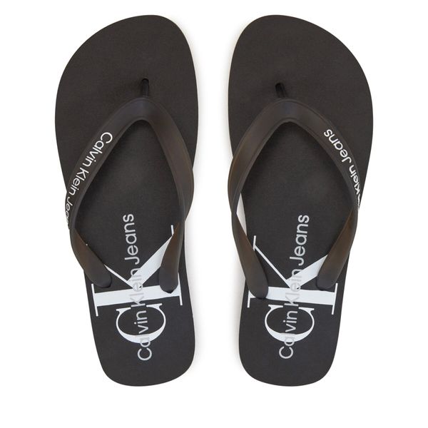 Calvin Klein Jeans Japonke Calvin Klein Jeans Beach Sandal Monogram Tpu YM0YM00838 Črna