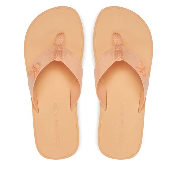 Calvin Klein Jeans Japonke Calvin Klein Jeans Flatform Flipflop Jelly YW0YW01398 Roza