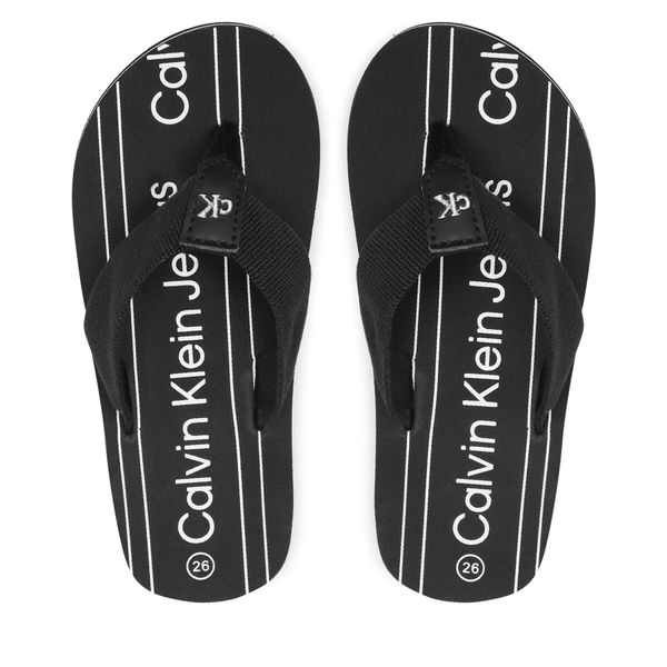 Calvin Klein Jeans Japonke Calvin Klein Jeans Logo Flip Flop V3X8-80624-0058 M Črna