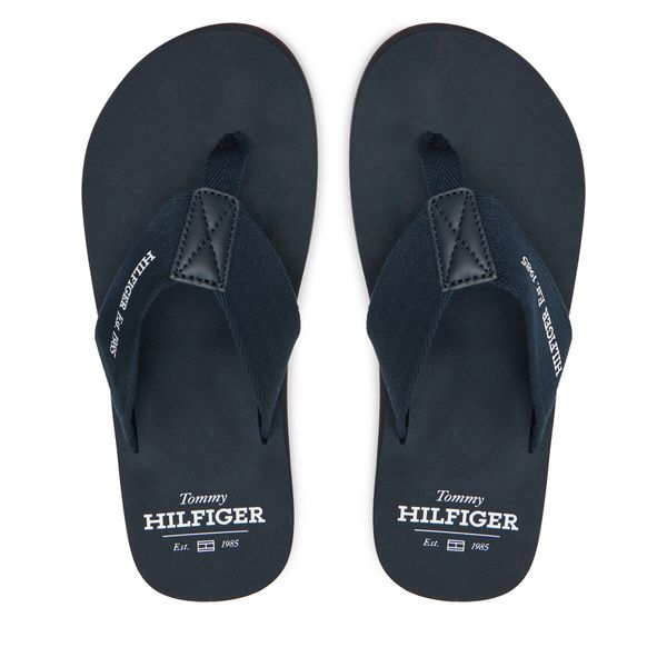 Tommy Hilfiger Japonke Tommy Hilfiger Hilfiger 85 Beach Sandal FM0FM05339 Mornarsko modra