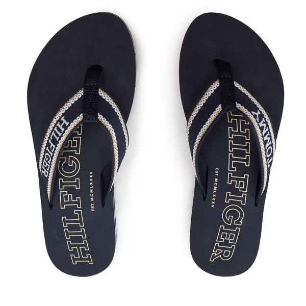 Tommy Hilfiger Japonke Tommy Hilfiger Hilfiger Beach Sandal FW0FW07905 Modra