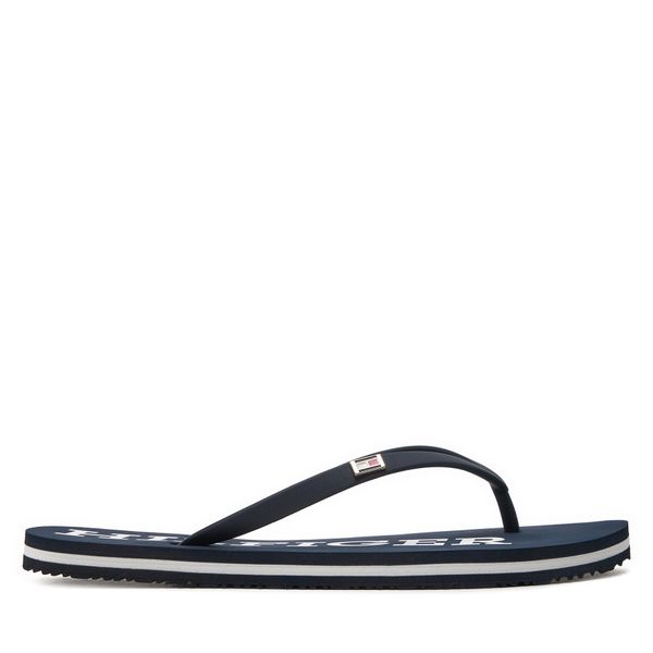 Tommy Hilfiger Japonke Tommy Hilfiger Strap Beach Sandal FW0FW07901 Mornarsko modra