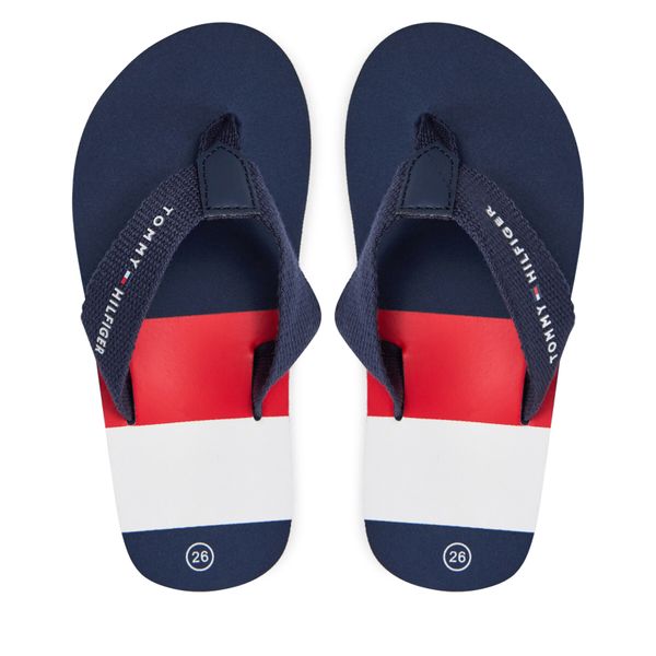 Tommy Hilfiger Japonke Tommy Hilfiger T3B8-33446-0058 M Mornarsko modra