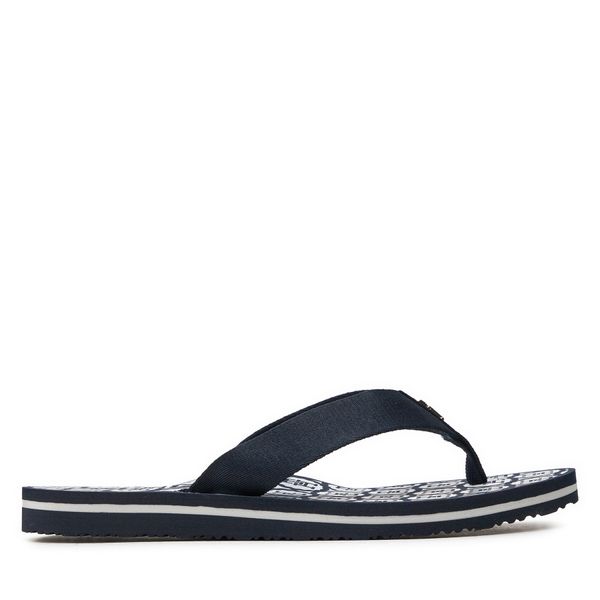 Tommy Hilfiger Japonke Tommy Hilfiger Th Emblem Beach Sandal FW0FW07900 Mornarsko modra