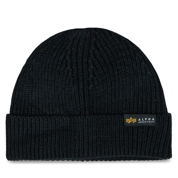 Alpha Industries Kapa Alpha Industries Dockers Beanie 138905 Črna