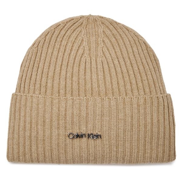 Calvin Klein Kapa Calvin Klein Ck Must Logo Beanie K60K611401 Siva