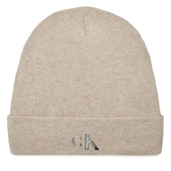 Calvin Klein Jeans Kapa Calvin Klein Jeans Minimal Monogram Beanie K60K611542 Plaza Taupe PED