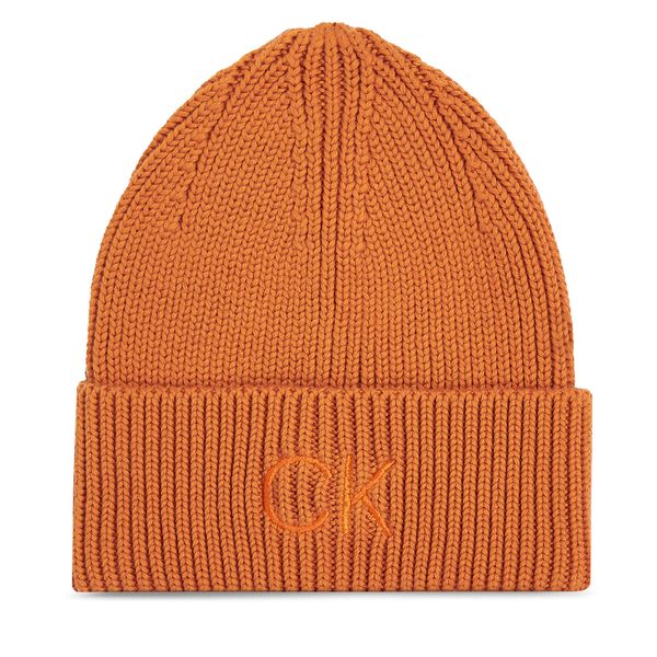 Calvin Klein Kapa Calvin Klein Re-Lock Beanie W/Emb K60K608660 Autumn Leaf GAP