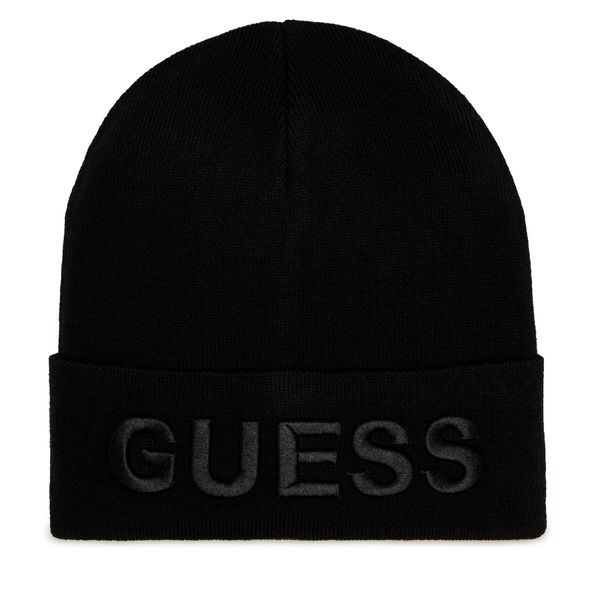 Guess Kapa Guess Maxi Logo Headwear AM5027 POL01 Črna