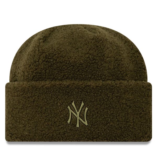 New Era Kapa New Era Borg New York Yankees Cuff Knit Beanie 60580758 Zelena