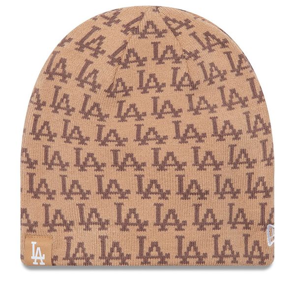 New Era Kapa New Era Jacquard Skull Bean 60565440 Bež