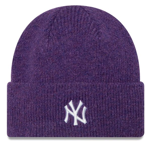 New Era Kapa New Era New York Yankees Wide Cuff Knit Beanie 60580752 Vijolična