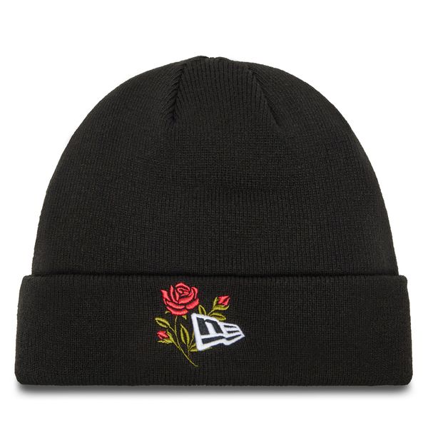 New Era Kapa New Era Rose Icon Cuff Knit Beanie 60580728 Črna