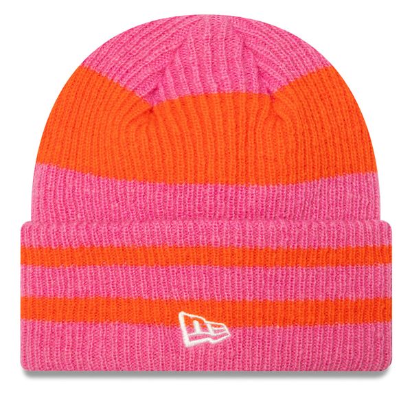 New Era Kapa New Era Stripe Cuff Knit Beanie 60580763 Roza