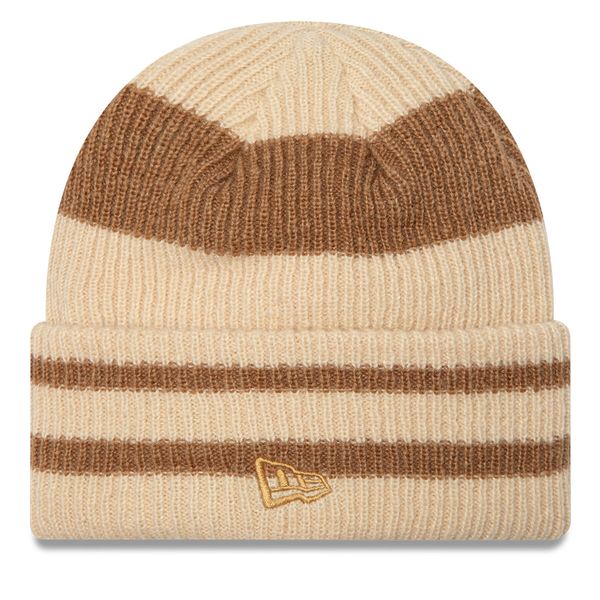 New Era Kapa New Era Stripe Cuff Knit Beanie 60580764 Bež