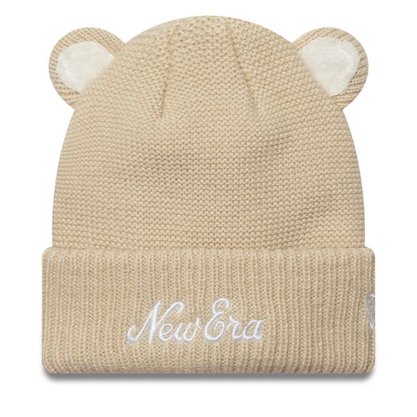 New Era Kapa New Era Teddy Bear Ears Cuff Knit Beanie 60580793 Bež