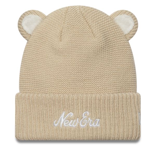 New Era Kapa New Era Teddy Bear Ears Cuff Knit Beanie 60580874 Bež