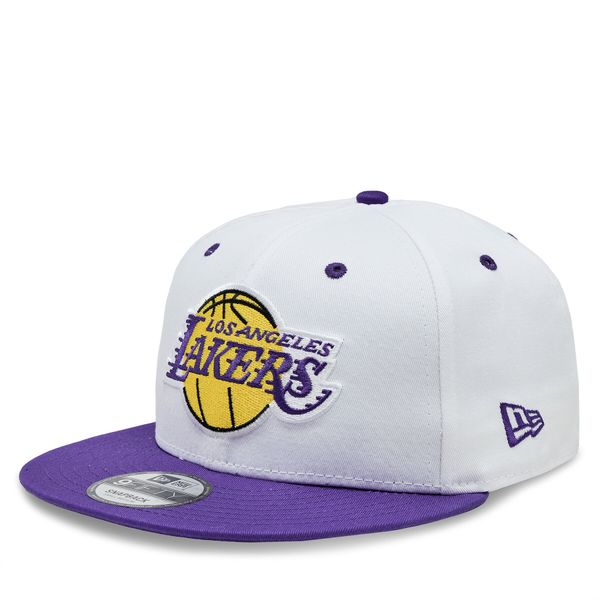 New Era Kapa New Era White Crown Patch 950 Lakers 60364274 Bela