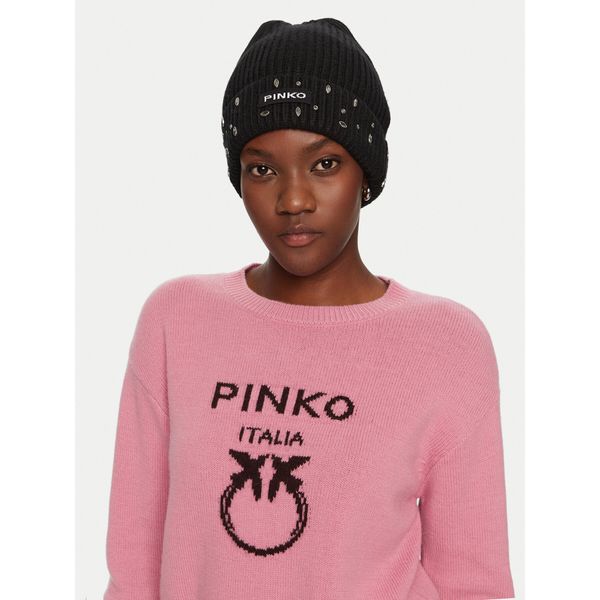 PINKO Kapa Pinko Serengeti Cuffia 104326 A27A Črna