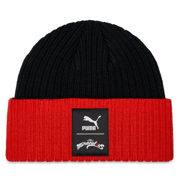 Puma Kapa Puma PUMA x Miraculous Beanie 024796 01 Črna