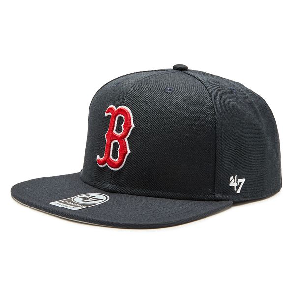 47 Brand Kapa s šiltom 47 Brand MLB Boston Red Sox Sure Shot '47 CAPTAIN B-SRS02WBP-NYC Mornarsko modra