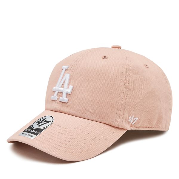 47 Brand Kapa s šiltom 47 Brand Mlb Los Angeles Dodgers ’47 Clean Up W/No Loop Label B-NLRGW12GWS-DV Oranžna