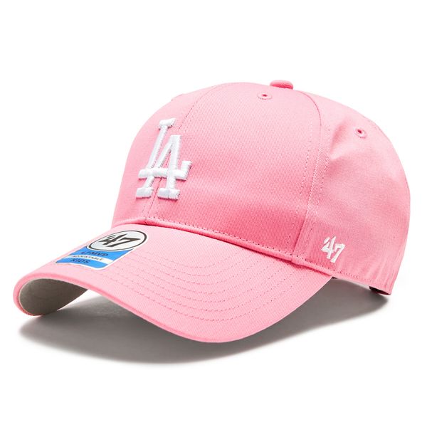 47 Brand Kapa s šiltom 47 Brand MLB Los Angeles Dodgers Raised Basic '47 MVP B-RAC12CTP-RSA Rose