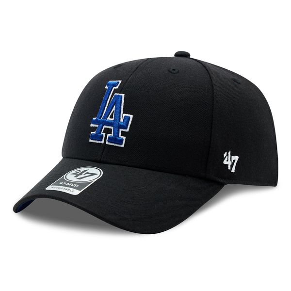 47 Brand Kapa s šiltom 47 Brand MLB Los Angeles Dodgers Sure Shot Snapback '47 MVP B-SUMVP12WBP-BK Black
