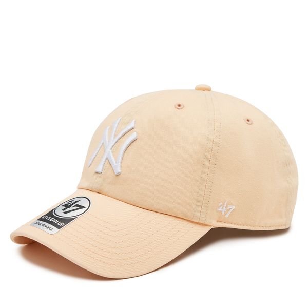 47 Brand Kapa s šiltom 47 Brand Mlb New York Yankees '47 Clean Up W/ No Loop Label B-NLRGW17GWS-AF Oranžna