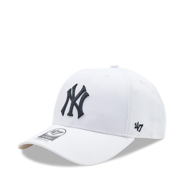 47 Brand Kapa s šiltom 47 Brand MLB New York Yankees '47 MVP SNAPBACK B-MVPSP17WBP-WHM Bela