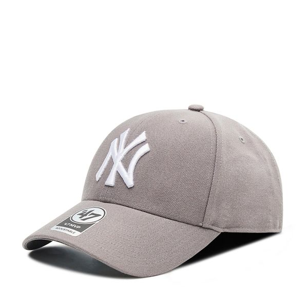 47 Brand Kapa s šiltom 47 Brand Mlb New York Yankees B-MVPSP17WBP-DY Siva