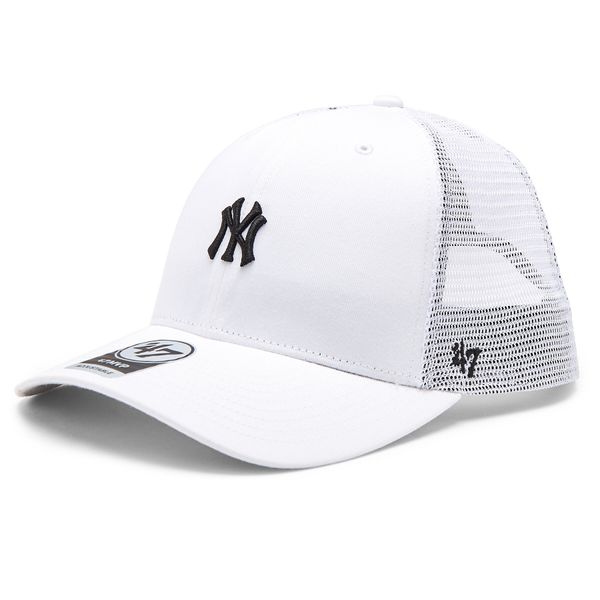 47 Brand Kapa s šiltom 47 Brand MLB New York Yankees Base Runner Mesh '47 MVP B-BRNMS17CTP-WHA White