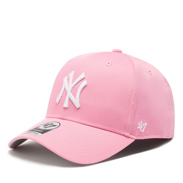 47 Brand Kapa s šiltom 47 Brand MLB New York Yankees Raised Basic '47 B-RAC17CTP-RSA Roza