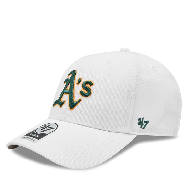 47 Brand Kapa s šiltom 47 Brand Mlb Oakland Athletics '47 Mvp B-MVP18WBV-WHA Bela