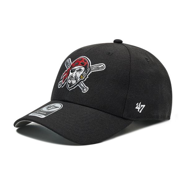47 Brand Kapa s šiltom 47 Brand MLB Pittsburgh Pirates B-MVP20WBV-BKO Črna