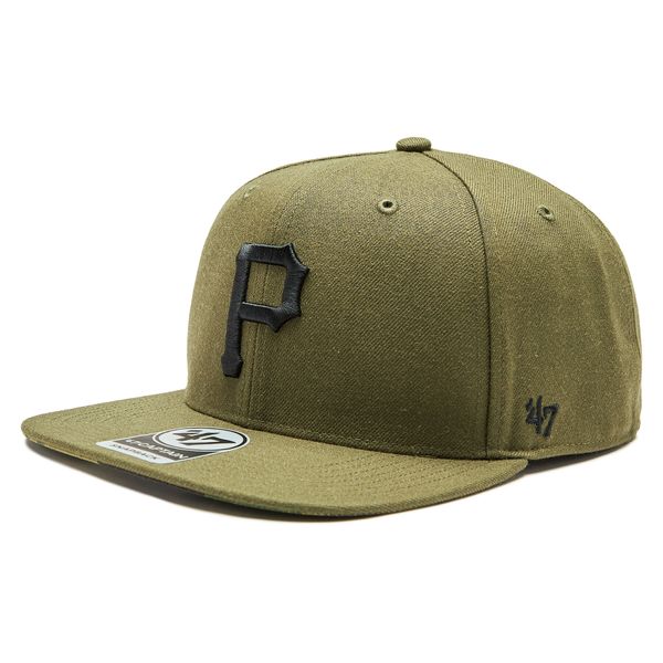 47 Brand Kapa s šiltom 47 Brand MLB Pittsburgh Pirates Ballpark Camo 47 CAPTAIN B-BCAMO20WBP-SW Zelena