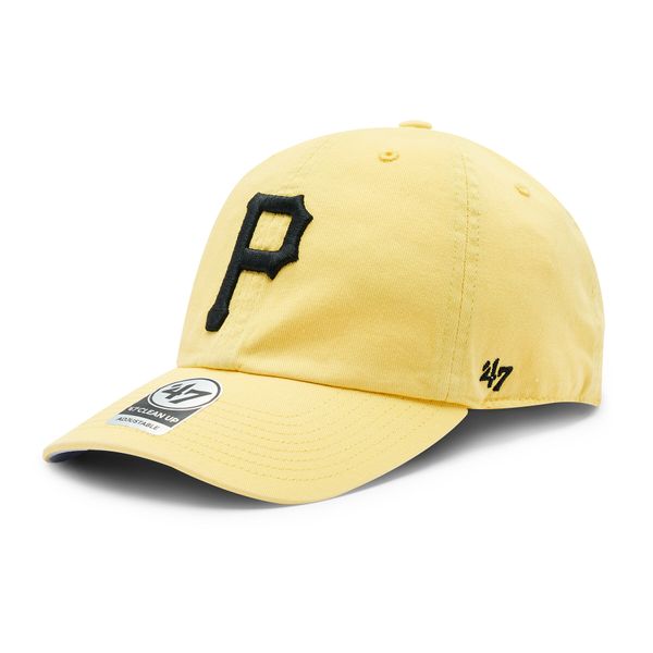 47 Brand Kapa s šiltom 47 Brand MLB Pittsburgh Pirates Double Under '47 CLEAN UP BAS-DBLUN920GWS-MZ06 Maize