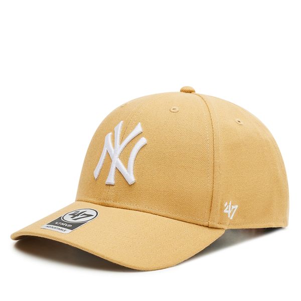 47 Brand Kapa s šiltom 47 Brand New York Yankees B-MVPSP17WBP-LT Bež