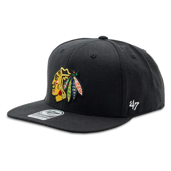 47 Brand Kapa s šiltom 47 Brand NHL Chicago Blackhawks No Shot '47 CAPTAIN H-NSHOT04WBP-BKB Črna