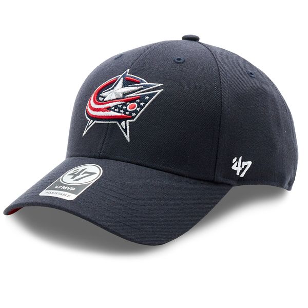 47 Brand Kapa s šiltom 47 Brand NHL Columbus Blue Jackets H-BLPMS28WBP-NY Mornarsko modra