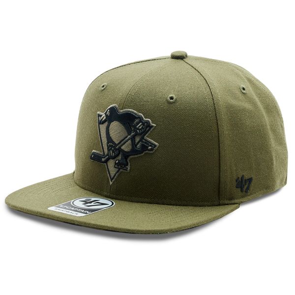 47 Brand Kapa s šiltom 47 Brand NHL Pittsburgh Penguins Ballpark Camo '47 CAPTAIN H-BCAMO15WBP-SW Zelena